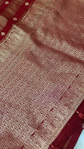 Premium designer crepe silk saree