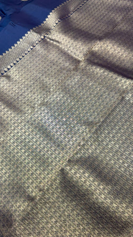 Half mix Kanjeevaram silk saree