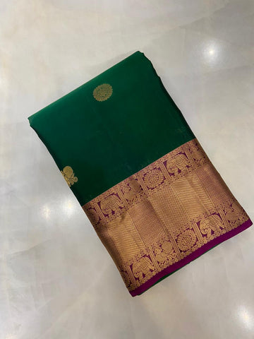 Half mix kanjeevaram silk saree