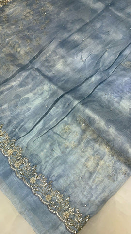 Premium tissue organza saree
