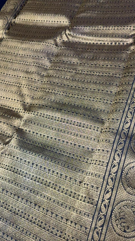 Pure zari handloom Kanjeevaram silk mark certified saree