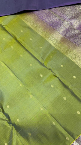 Pure zari handloom Kanjeevaram silk mark certified saree