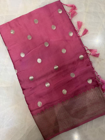Premium crepe satin silk saree