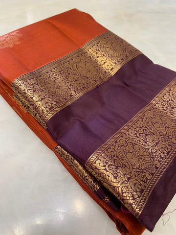 Half mix Kanjeevaram silk saree