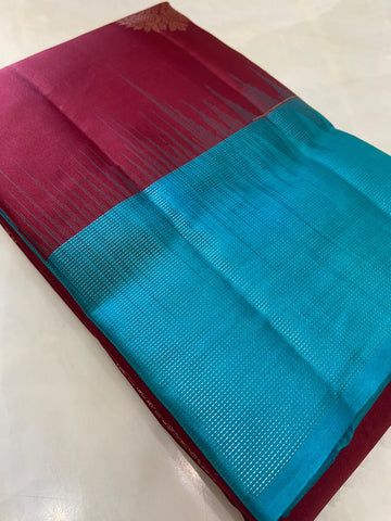 Pure Kanjeevaram silk mark certified saree