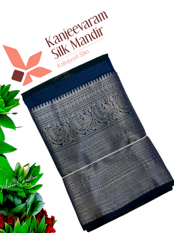 Half mix Kanjeevaram silk saree