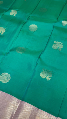 Half mix Kanjeevaram silk saree