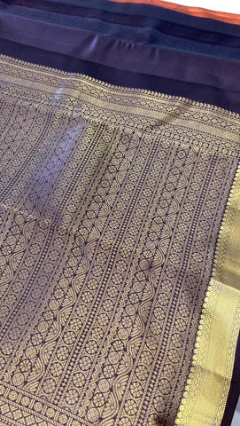 Half mix Kanjeevaram silk saree
