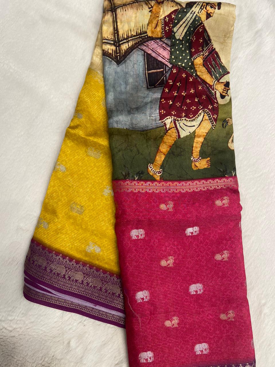 Premium Viscose Silk Saree