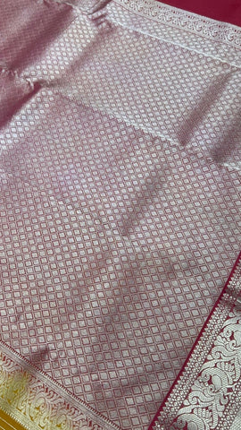 Half mix Kanjeevaram silk saree