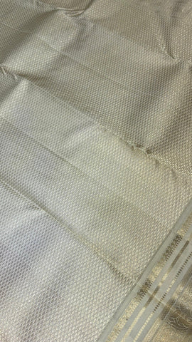 Half mix Kanjeevaram silk saree