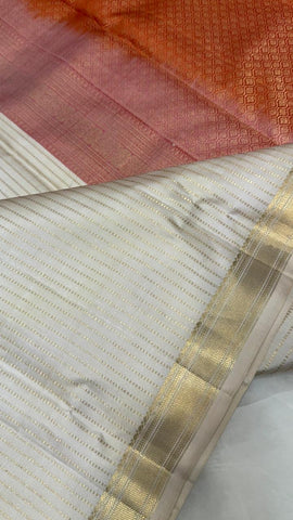 Pure Kanjeevaram silk mark certified saree
