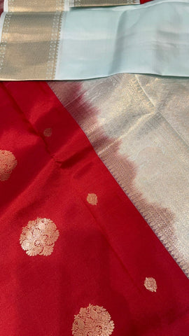 Pure Kanjeevaram silk mark certified saree