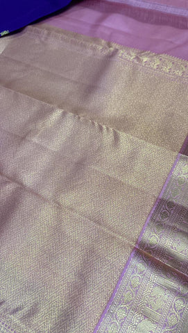 Half mix Kanjeevaram silk saree