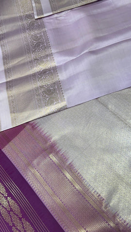 Pure Kanjeevaram silk mark certified saree