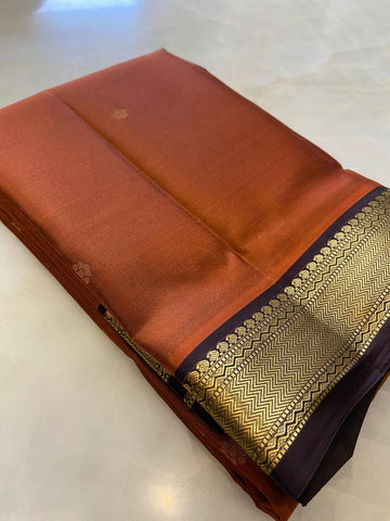Half mix Kanjeevaram silk saree
