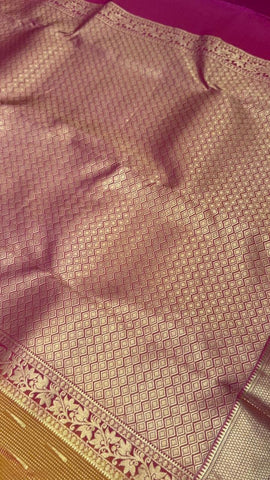 Half Mix Kanjeevaram Silk Saree