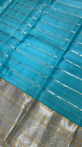 Half mix Kanjeevaram silk saree