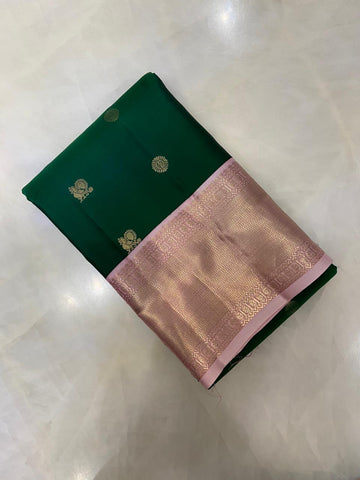 Pure zari handloom Kanjeevaram silk mark certified saree