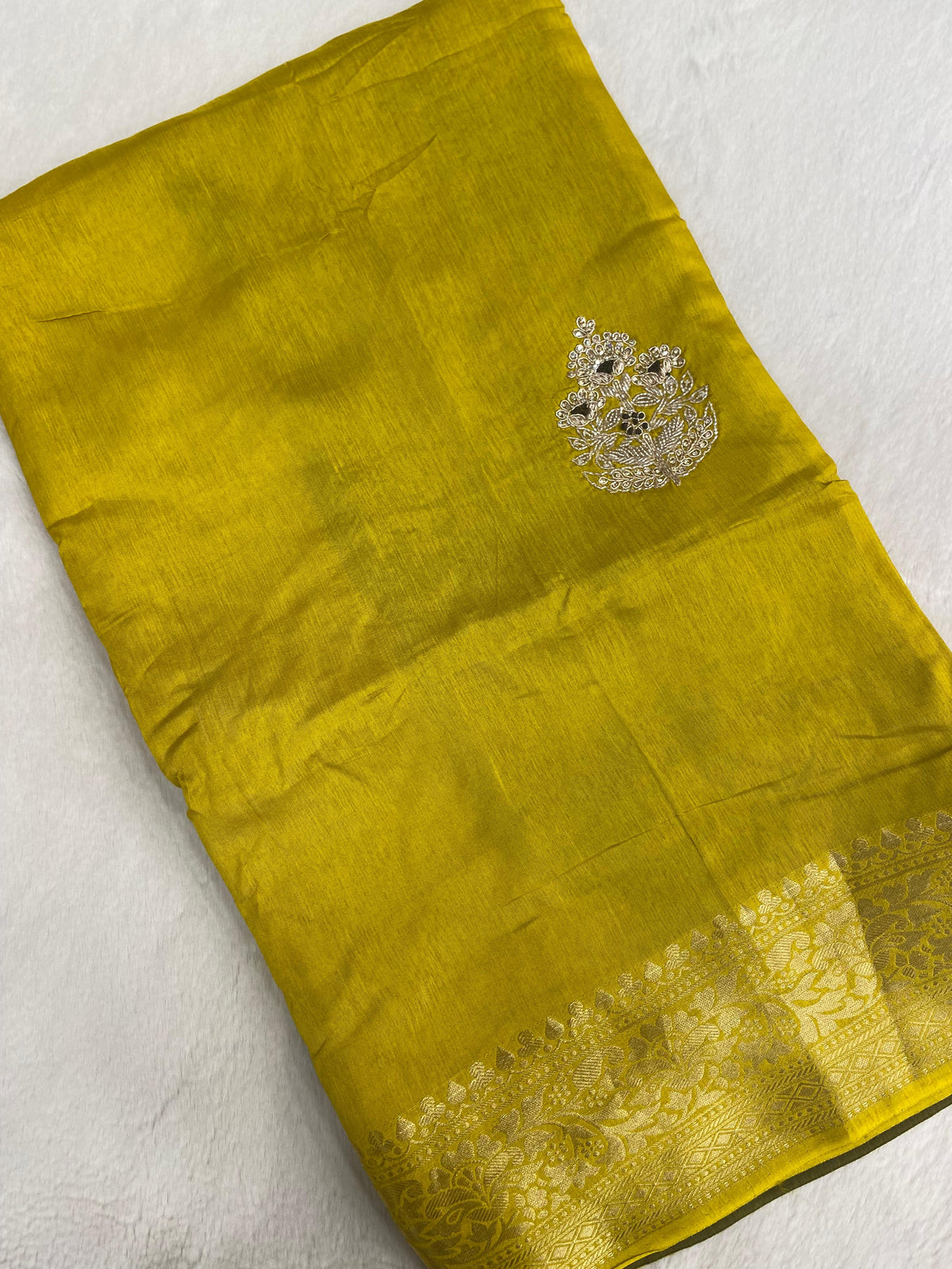 Pure Chinnon Saree