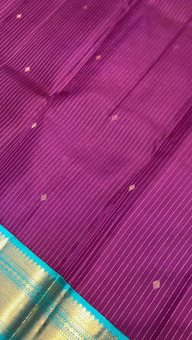 Pure Zari handloom Kanjeevaram silk mark certified saree
