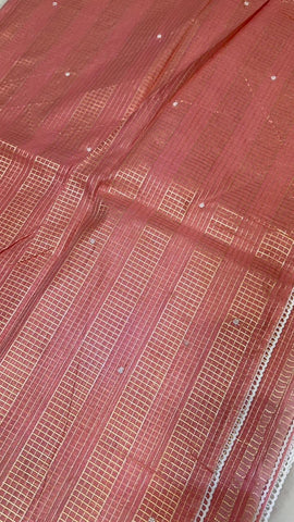 Premium soft Organza with motiwork