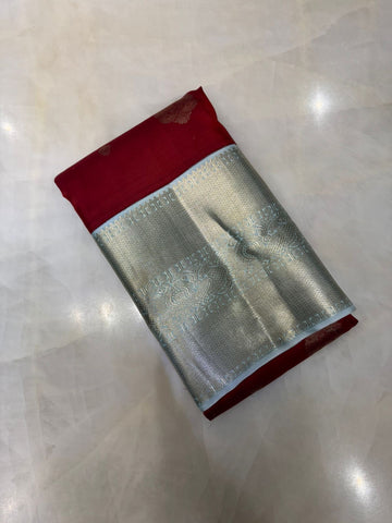 Pure Kanjeevaram silk mark certified saree