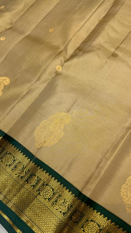 Pure Zari handloom Kanjeevaram silk mark certified saree