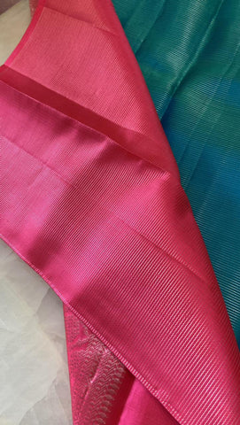Pure zari handloom Kanjeevaram silk mark certified saree