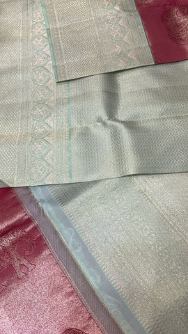 Pure Kanjeevaram silk mark certified saree