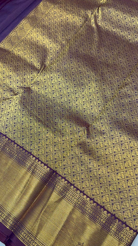Pure Kanjeevaram Silk certified saree
