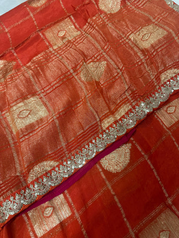 Pure Chinnon Saree