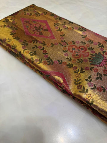 Pure 2G zari handloom Kanjeevaram silk mark certified saree