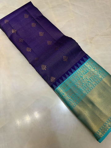 Pure Kanjeevaram silk mark certified saree