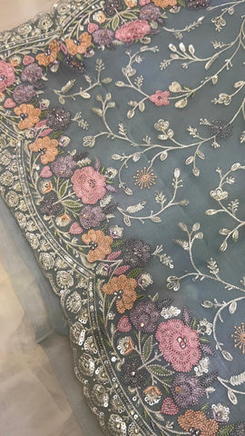 Pure soft organza saree with premium work