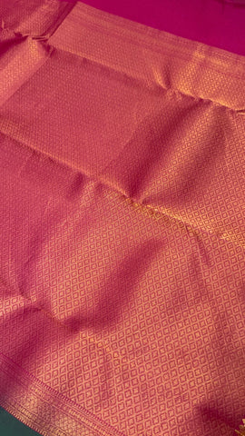 Half mix Kanjeevaram silk saree