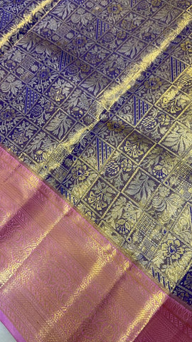 Pure Kanjeevaram Silk Mark Certified Saree