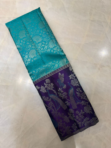 Pure zari handloom Kanjeevaram silk mark certified saree