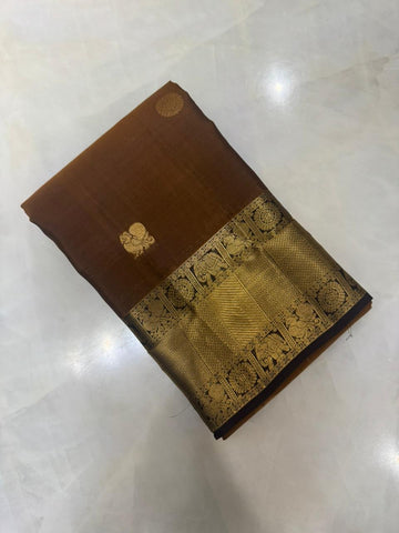 Half mix kanjeevaram silk saree