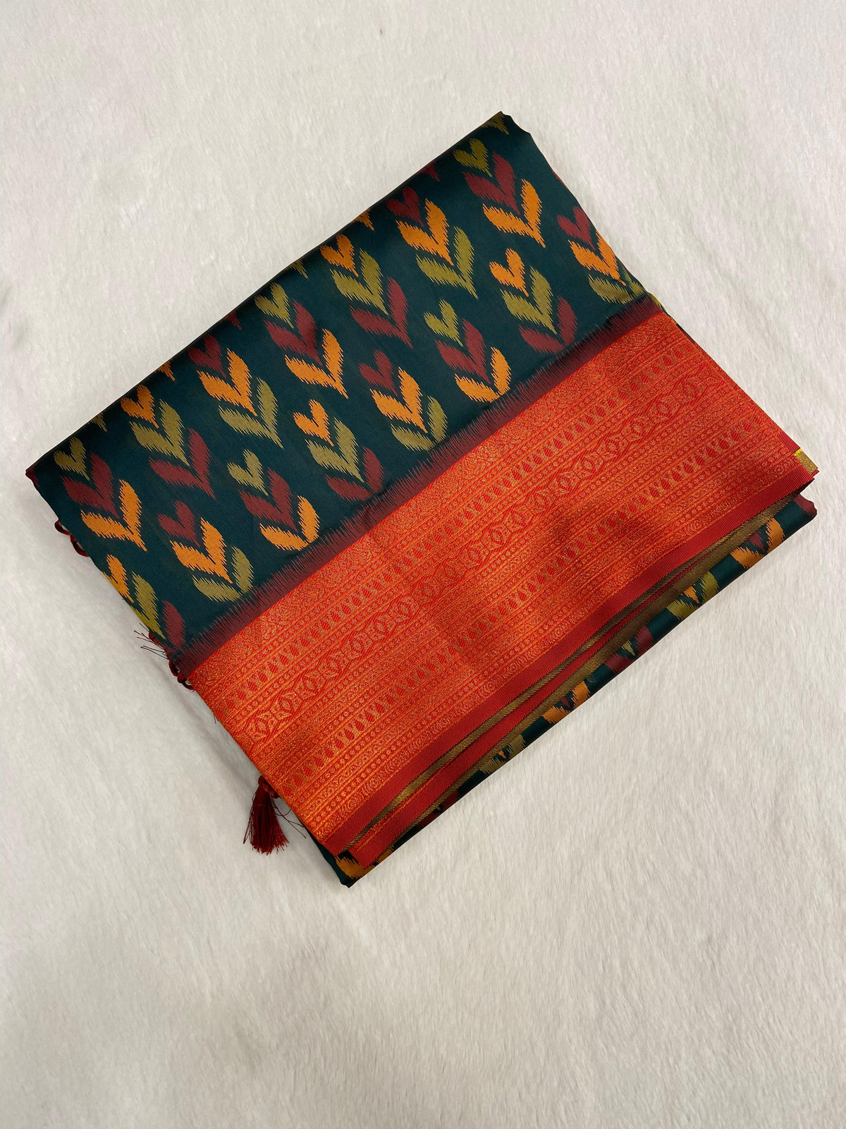 Pochampally Design Semi Silk Saree
