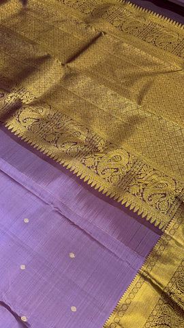 Pure 1G Zari handloom Kanjeevaram silk mark certified saree