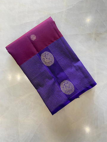 Half mix Kanjeevaram silk saree