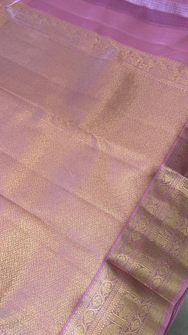 Half mix Kanjeevaram silk saree