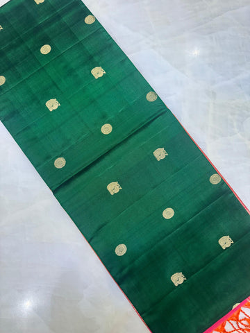 Pure Kanjeevaram soft silk saree - Silk mark certified