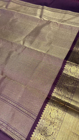 Pure Zari handloom Kanjeevaram silk mark certified saree