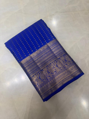 Pure zari handloom Kanjeevaram silk mark certified saree