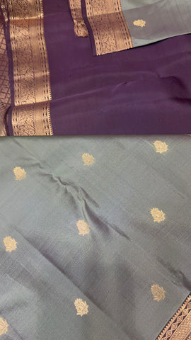 Half Mix Kanjeevaram Silk Saree