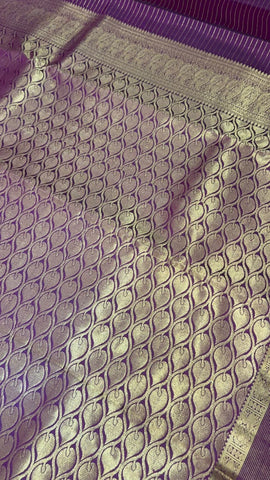 Pure Kanjeevaram silk mark certified saree