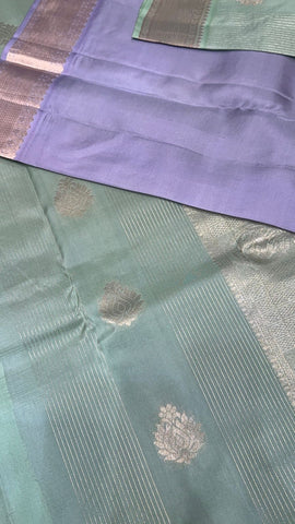 Half mix Kanjeevaram silk saree