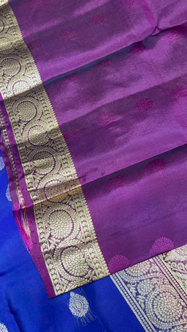 Half mix Kanjeevaram silk saree